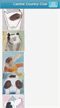 Mobile Screenshot of caninecountryclub.biz
